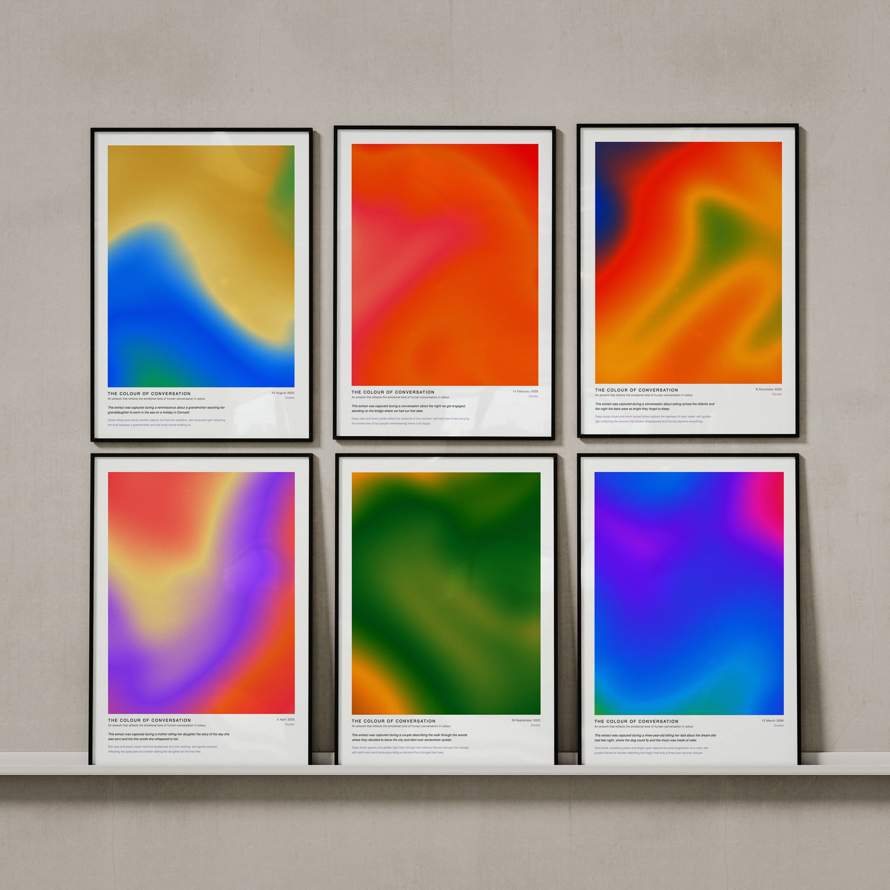 Colour of Conversation - A3 Print